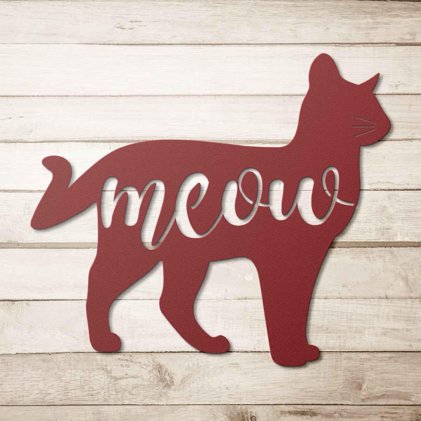 All About The Meow Metal Wall Art