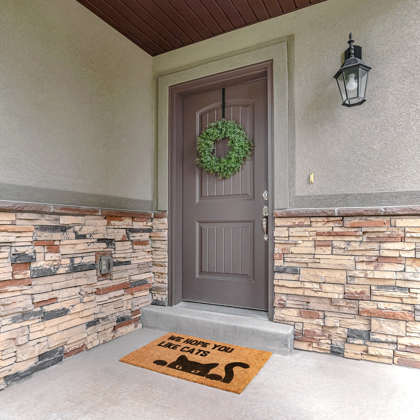 We Hope You Like Cats Coir Doormat, Great Gift for All Cat Human's Houses