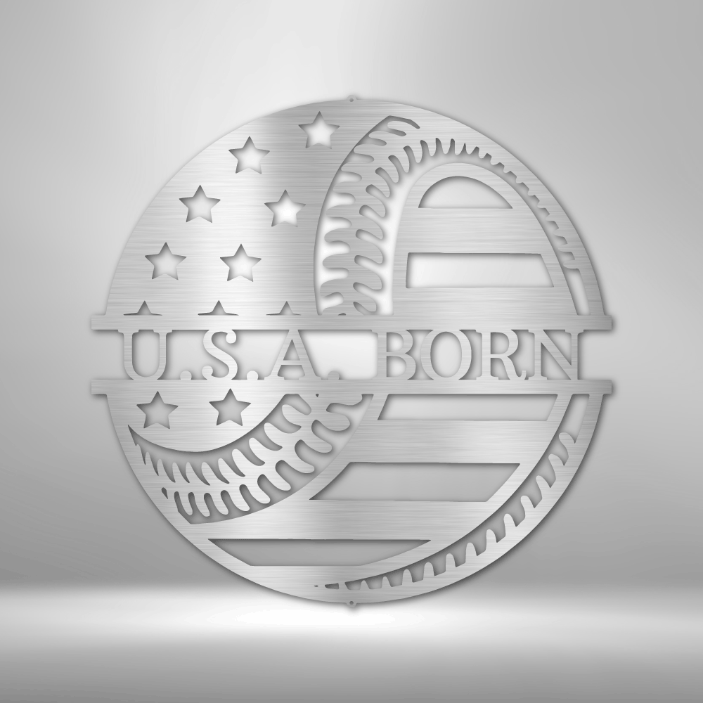 Americas Pastime - Personalized Metal Sign