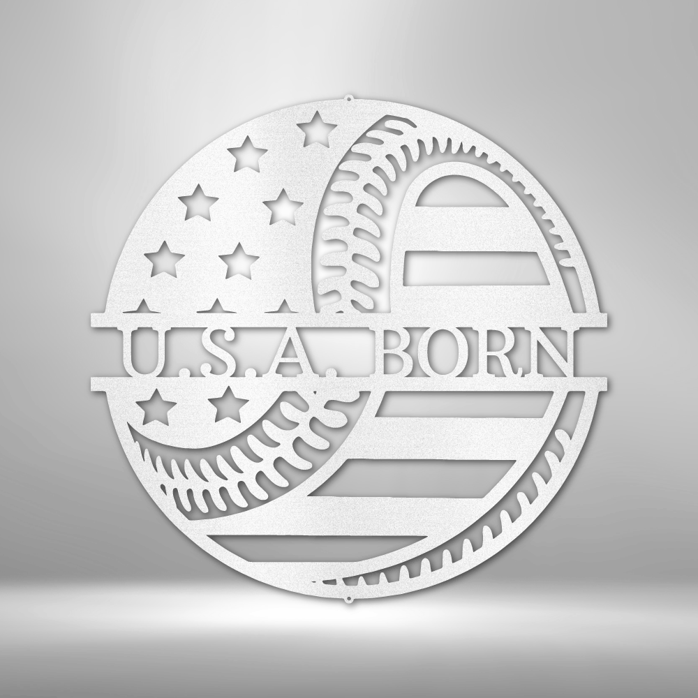 Americas Pastime - Personalized Metal Sign