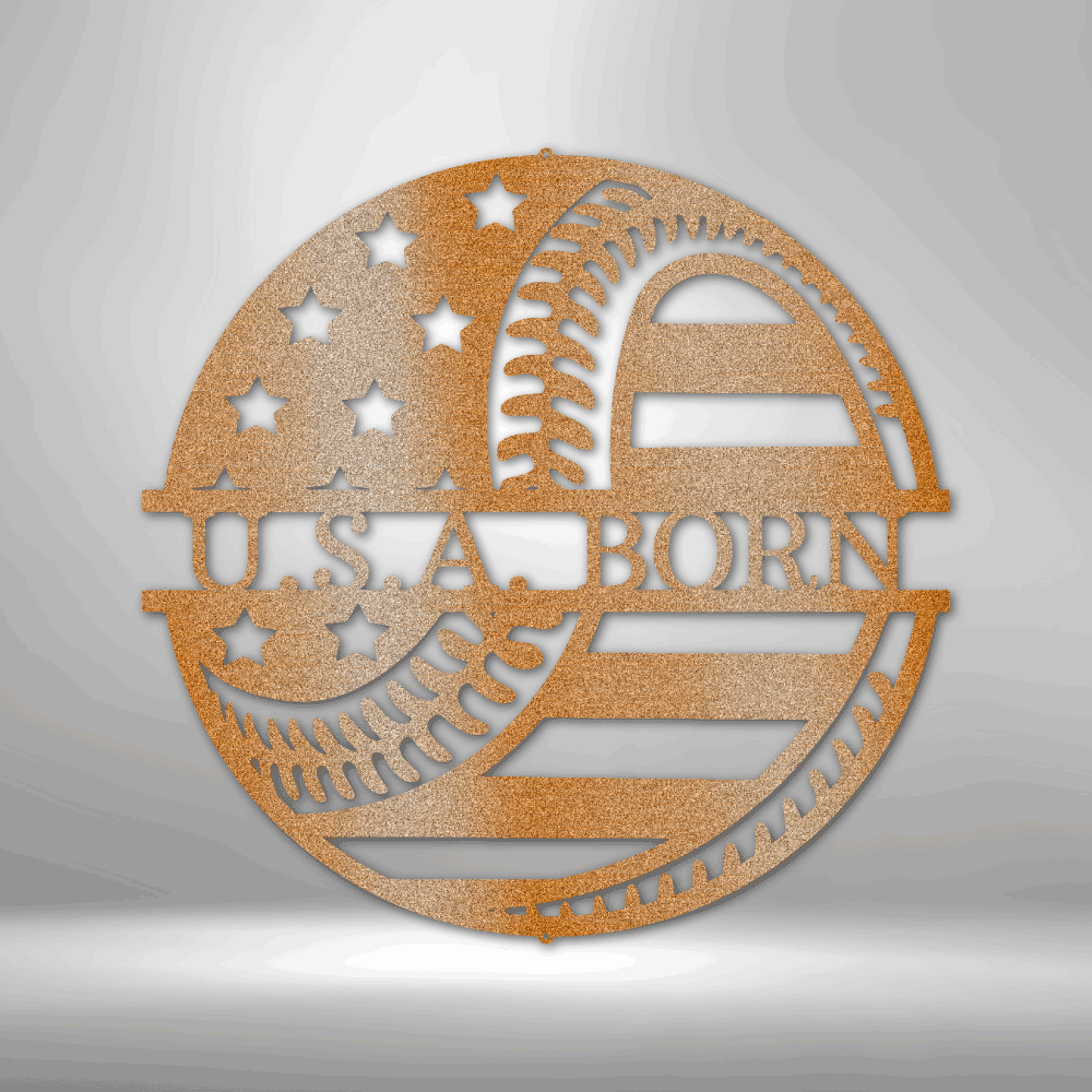 Americas Pastime - Personalized Metal Sign